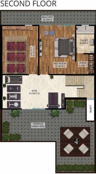 The Antriksh The Golf Address Villas (5BHK+5T (6,000 sq ft) 6000 sq ft)