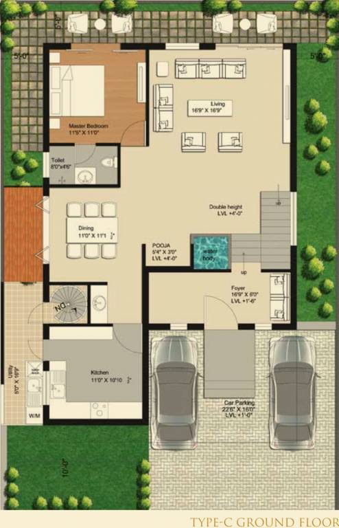 Sanbrix Kingsberry (4BHK+4T (3,464 sq ft) + Servant Room 3464 sq ft)