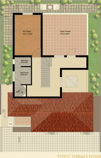 Sanbrix Kingsberry (4BHK+4T (3,464 sq ft) + Servant Room 3464 sq ft)