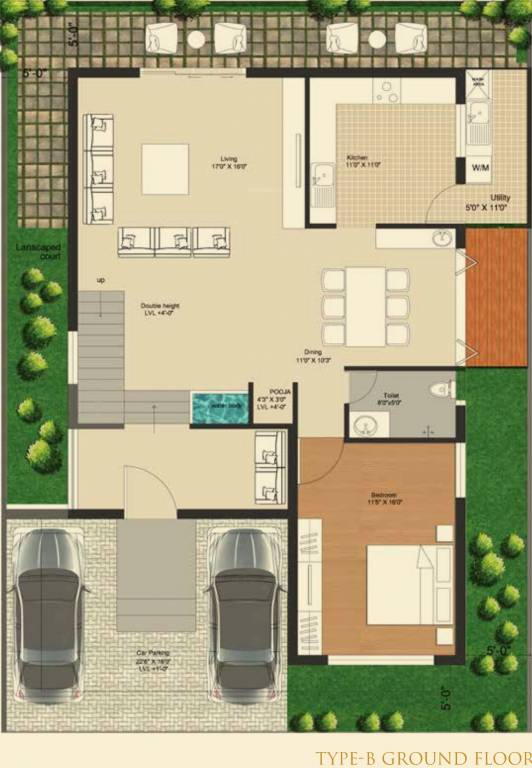 Sanbrix Kingsberry (3BHK+3T (3,036 sq ft) + Pooja Room 3036 sq ft)