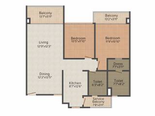 Vatika Jaipur 21 (2BHK+2T (1,400 sq ft) 1400 sq ft) Vatika Jaipur 21 (2BHK+2T (1,400 sq ft) 1400 sq ft)