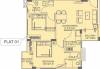 Siddha Aangan (2BHK+2T (879 sq ft) 879 sq ft)