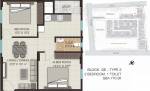 Sagara The Address (2BHK+1T (770 sq ft) 770 sq ft)
