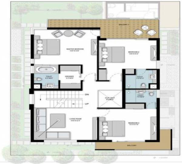 TVH Vista Ville (4BHK+5T (3,450 sq ft) + Servant Room 3450 sq ft) TVH Vista Ville (4BHK+5T (3,450 sq ft) + Servant Room 3450 sq ft)