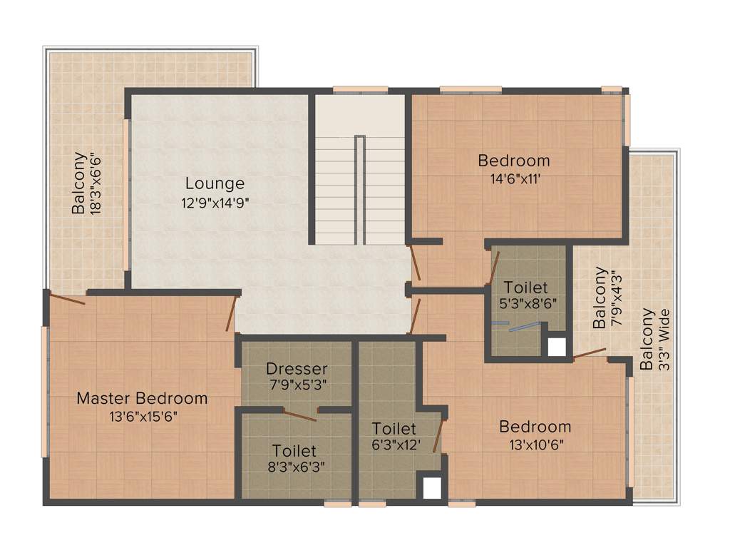 TVH Vista Ville (4BHK+4T (3,400 sq ft) + Servant Room 3400 sq ft)