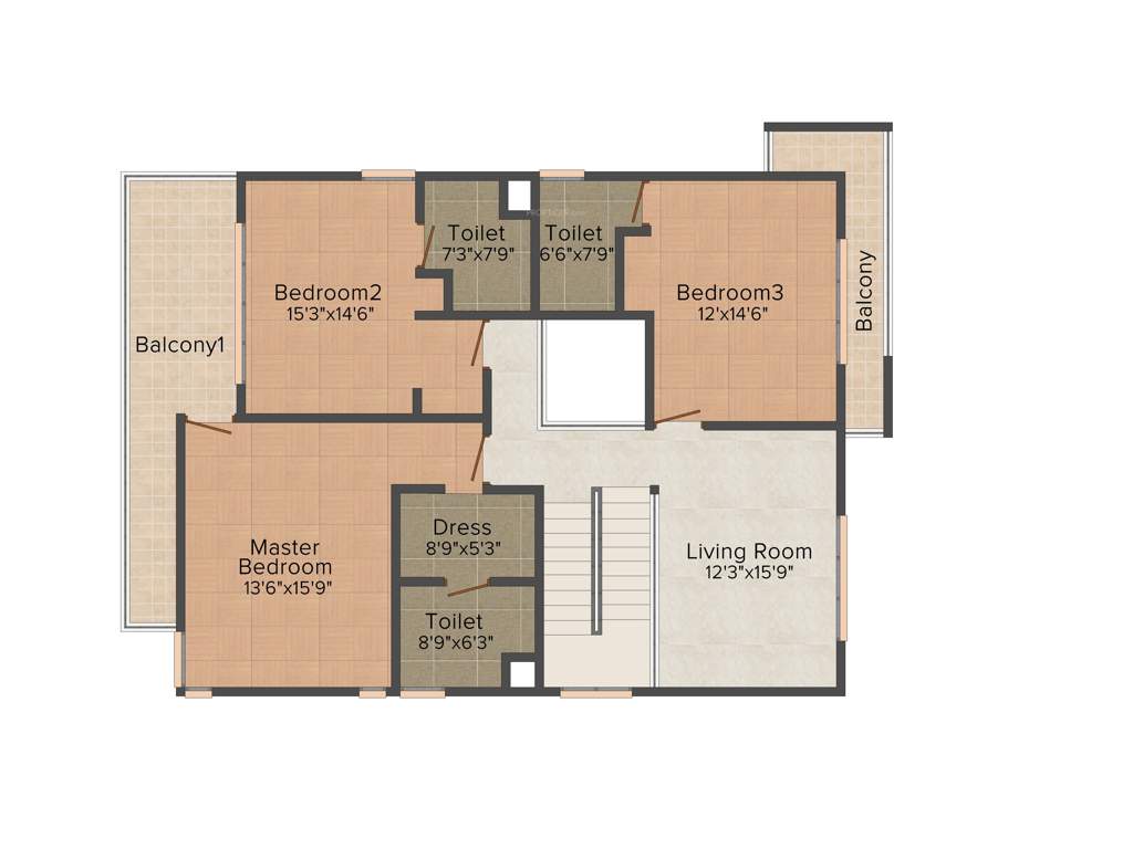 TVH Vista Ville (4BHK+4T (3,465 sq ft) + Servant Room 3465 sq ft)