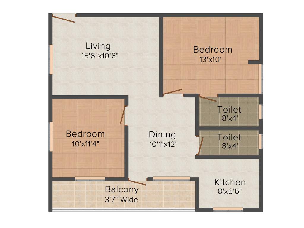 Prakruti Venkata Sai Homes (2BHK+2T (1,000 sq ft) 1000 sq ft)