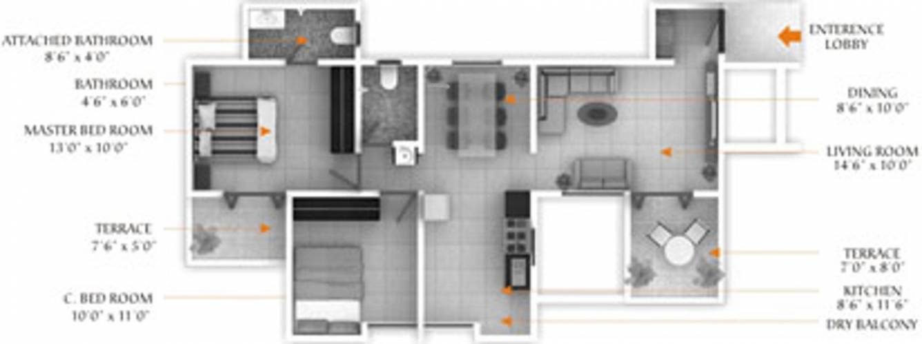 onella nest phase 1 Floor Plan Floor Plan