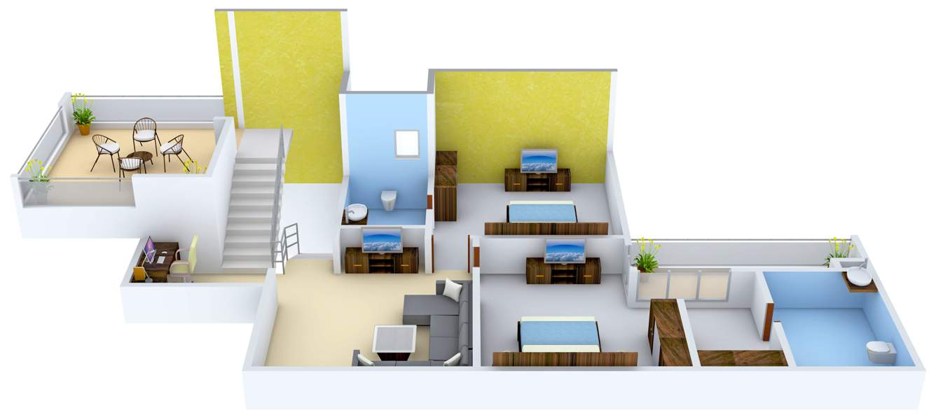 Brigade Atmosphere (4BHK+5T (3,410 sq ft) + Servant Room 3410 sq ft)