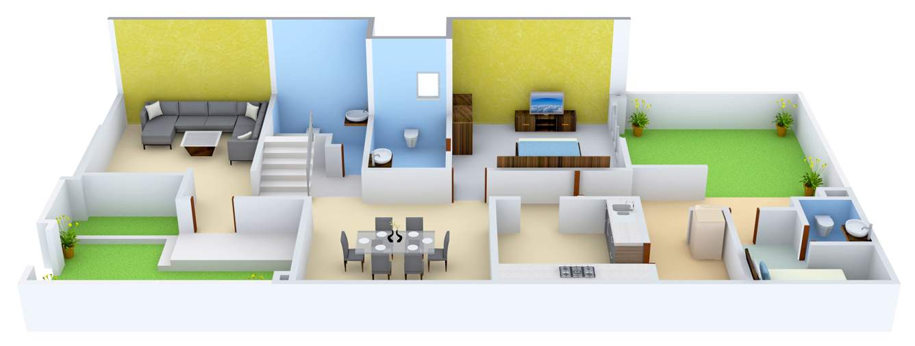 Brigade Atmosphere (4BHK+5T (3,410 sq ft) + Servant Room 3410 sq ft)