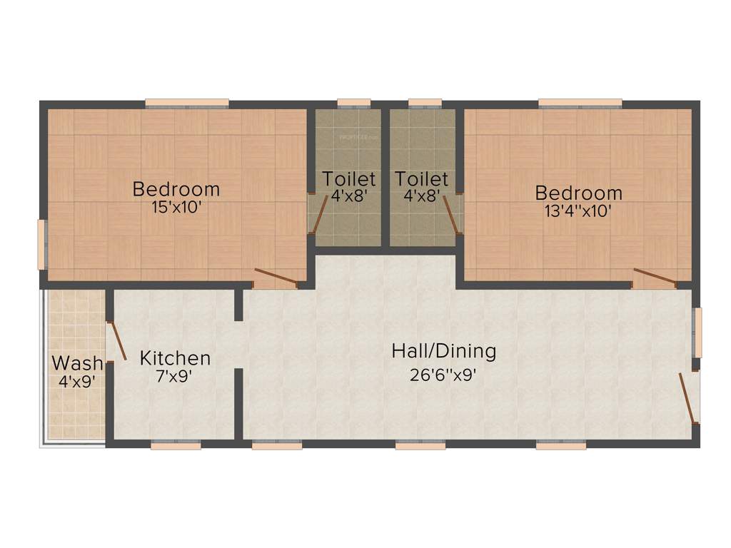 Gayatri Jyothi and Manasa Enclave (2BHK+2T (1,020 sq ft) 1020 sq ft)