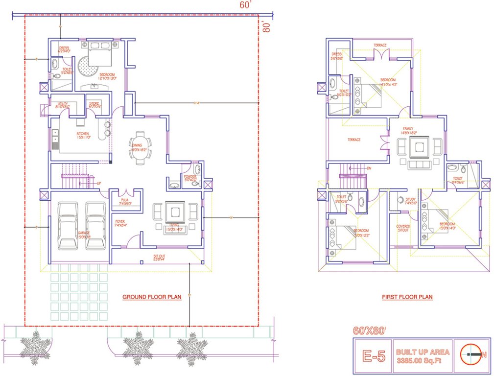 Adarsh Palm Retreat Villas (4BHK+5T (3,385 sq ft) + Study Room 3385 sq ft)