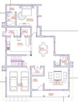 palm retreat villas Floor Plan Ground Floor Plan