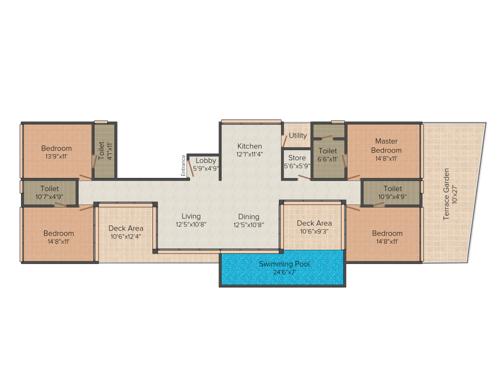 Viraj De Pallazo (4BHK+4T (2,741 sq ft) 2741 sq ft) Viraj De Pallazo (4BHK+4T (2,741 sq ft) 2741 sq ft)