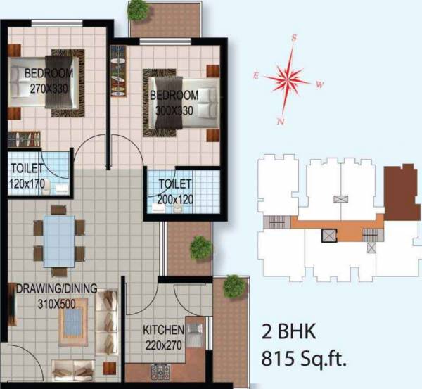 Nucleus Breeze (2BHK+2T (815 sq ft) 815 sq ft) Nucleus Breeze (2BHK+2T (815 sq ft) 815 sq ft)