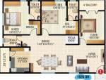 floorPlan of GSRK Aashirwad Heights