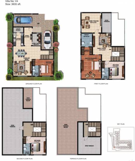 Casagrand Irene Villas (4BHK+4T (3,635 sq ft) + Study Room 3635 sq ft)