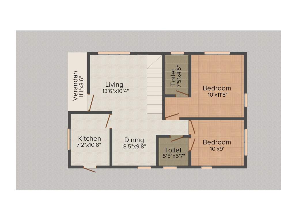 Nucleus Riva Villas (4BHK+4T (1,583 sq ft) 1583 sq ft)