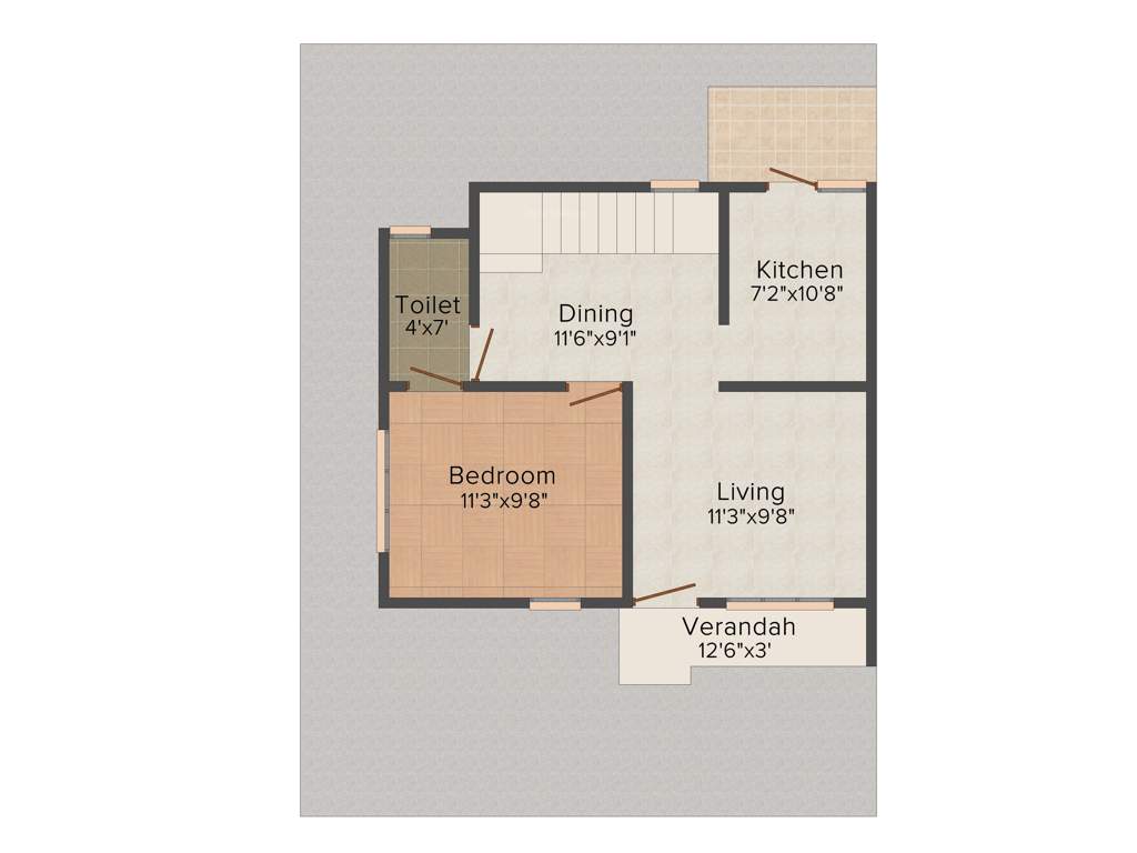 Nucleus Riva Villas (3BHK+2T (1,179 sq ft) 1179 sq ft)