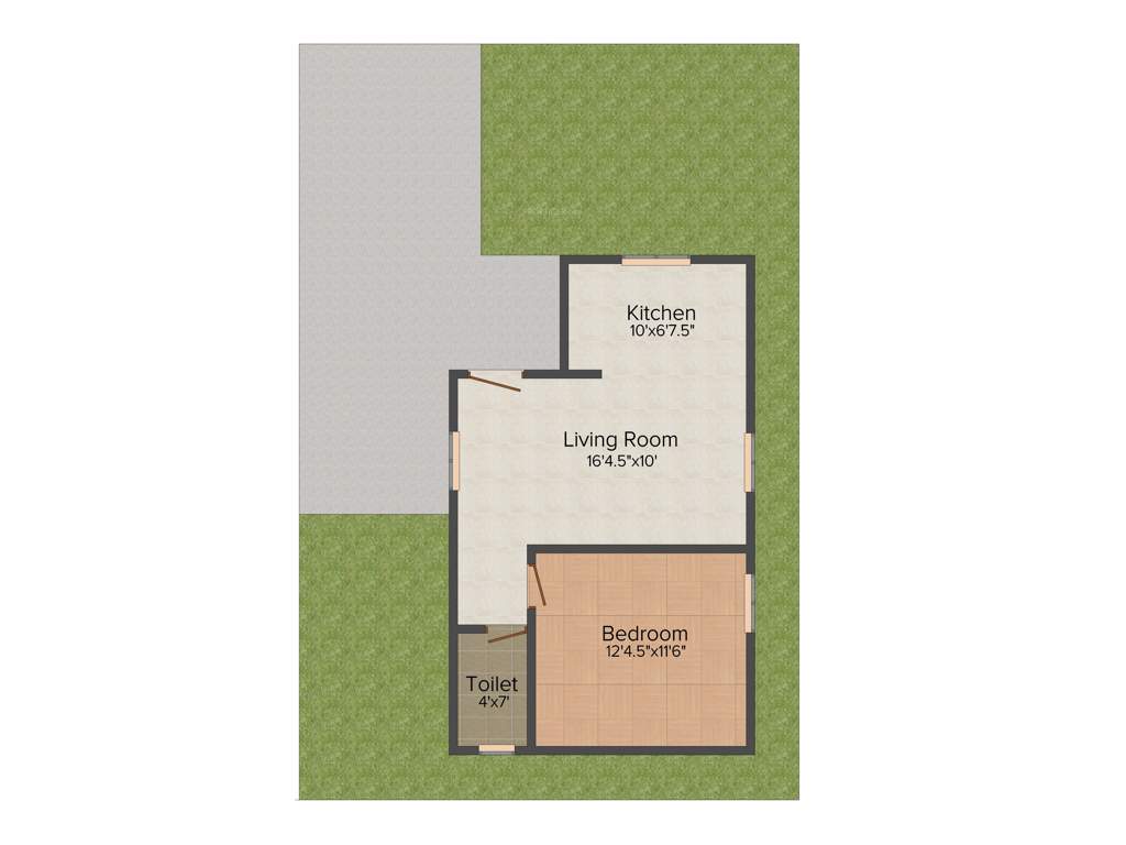 GSRK Maruti Hills Township Phase I Villas (1BHK+1T (585 sq ft) 585 sq ft)