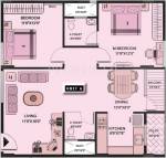 Active Meenakshi Paradise (2BHK+2T (1,125 sq ft) 1125 sq ft) Active Meenakshi Paradise (2BHK+2T (1,125 sq ft) 1125 sq ft)