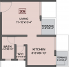 Gangotree Subhankar (1BHK+1T (386 sq ft) 386 sq ft)