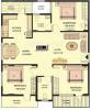 Active Meenakshi Paradise (3BHK+2T (1,345 sq ft) 1345 sq ft)