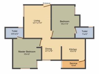 StepsStone Prasanas (2BHK+2T (836 sq ft) 836 sq ft) StepsStone Prasanas (2BHK+2T (836 sq ft) 836 sq ft)