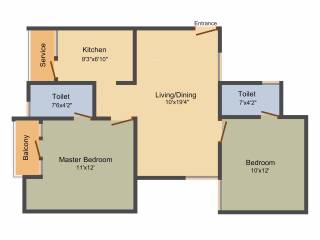StepsStone Prasanas (2BHK+2T (870 sq ft) 870 sq ft) StepsStone Prasanas (2BHK+2T (870 sq ft) 870 sq ft)