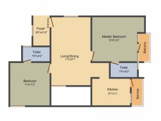 StepsStone Prasanas (2BHK+2T (980 sq ft) 980 sq ft) StepsStone Prasanas (2BHK+2T (980 sq ft) 980 sq ft)