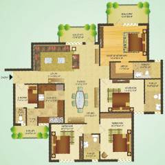 Sare Green Parc (4BHK+3T (1,870 sq ft) + Servant Room 1870 sq ft)