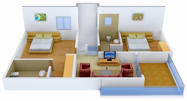 Gitanjali Honeypool (3BHK+3T (1,560 sq ft) 1560 sq ft)