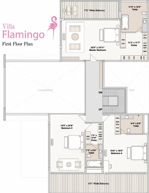 Arvind Flamingo (6BHK+7T (9,900 sq ft) + Pooja Room 9900 sq ft)