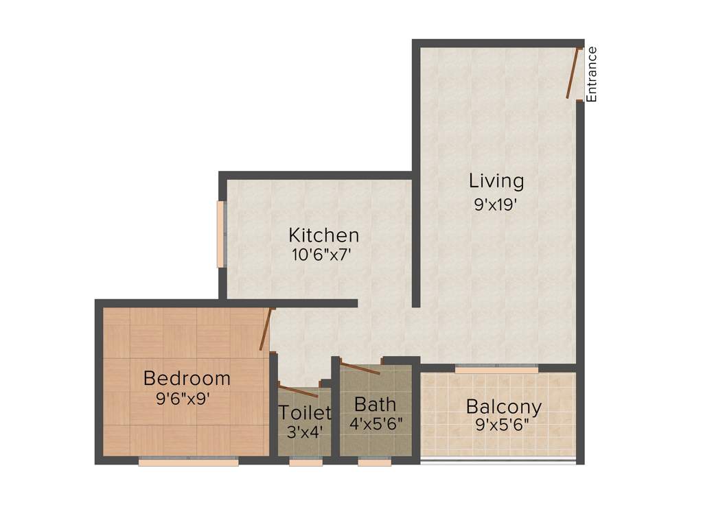 Shelter Shrinika Shristhi (1BHK+1T (670 sq ft) 670 sq ft)