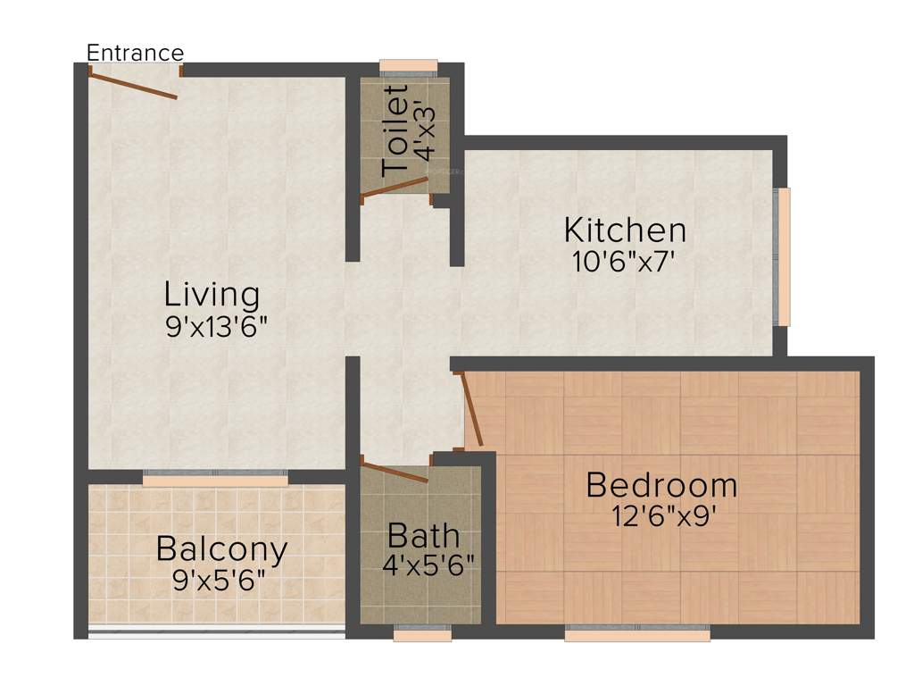 Shelter Shrinika Shristhi (1BHK+1T (640 sq ft) 640 sq ft)