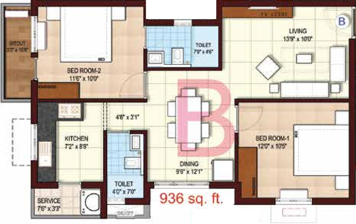 Kgeyes Madipakkam 296 (2BHK+2T (936 sq ft) 936 sq ft) Kgeyes Madipakkam 296 (2BHK+2T (936 sq ft) 936 sq ft)