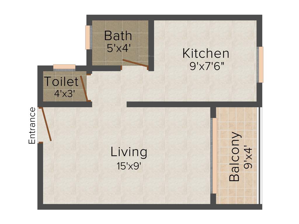 Shelter Shrinika Shristhi (1BHK+1T (435 sq ft) 435 sq ft)