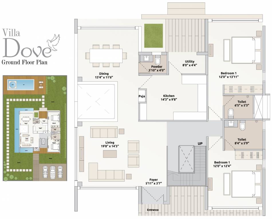Arvind Dove (4BHK+4T (3,600 sq ft) + Pooja Room 3600 sq ft)