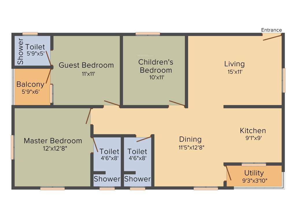 Star Sandhya (3BHK+3T (1,360 sq ft) 1360 sq ft)