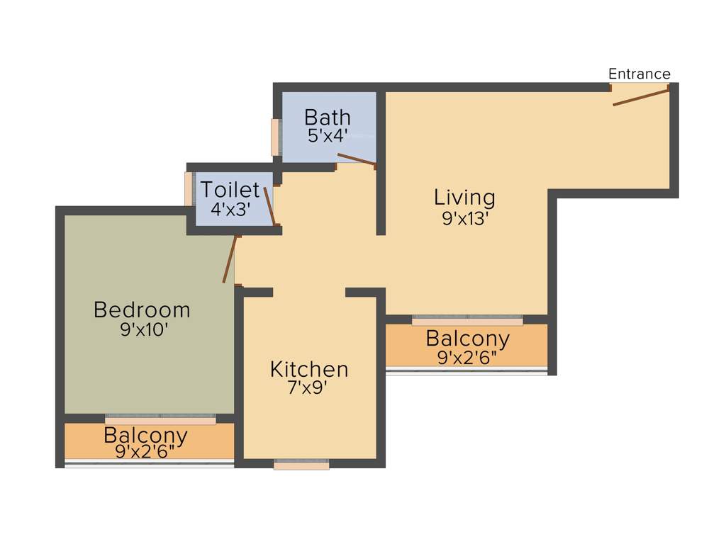 Shelter Madhukar Galaxy (1BHK+1T (660 sq ft) 660 sq ft)