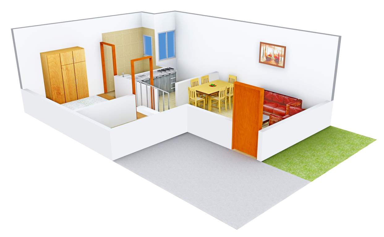 Sai Sun Palm Orchard (3BHK+3T (1,300 sq ft) 1300 sq ft)