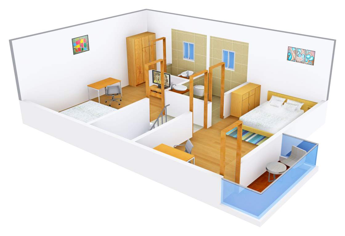 Sai Sun Palm Orchard (3BHK+3T (1,300 sq ft) 1300 sq ft)