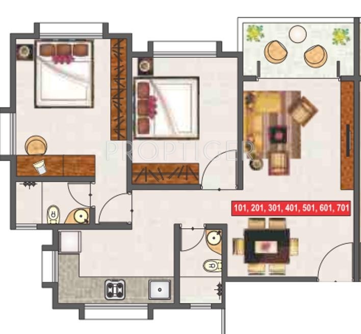 ARK Ganga Alfa Paradise (2BHK+2T (882 sq ft) 882 sq ft) ARK Ganga Alfa Paradise (2BHK+2T (882 sq ft) 882 sq ft)