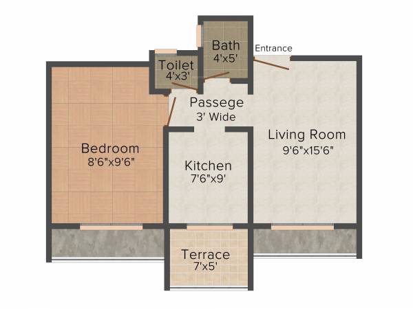 Shree Niraj Riveria (1BHK+1T (640 sq ft) 640 sq ft) Shree Niraj Riveria (1BHK+1T (640 sq ft) 640 sq ft)