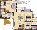 Cordon Trinity (3BHK+3T (1,892 sq ft) + Servant Room 1892 sq ft)