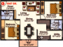 GP North Avenue (2BHK+2T (1,047 sq ft) 1047 sq ft)