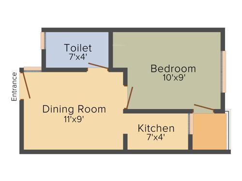 Arsh Eco Homes (1BHK+1T (450 sq ft) 450 sq ft)