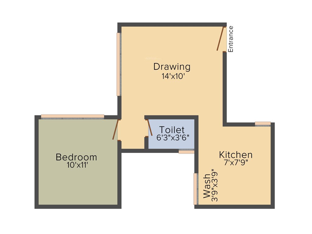 Savvy Studioz (1BHK+1T (635 sq ft) 635 sq ft)