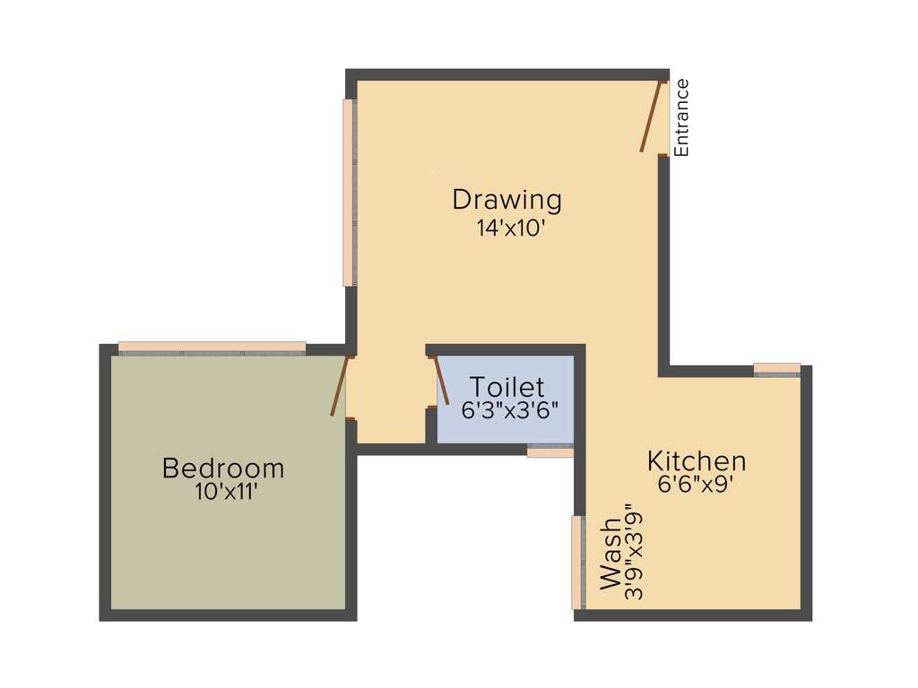 Savvy Studioz (1BHK+1T (640 sq ft) 640 sq ft)