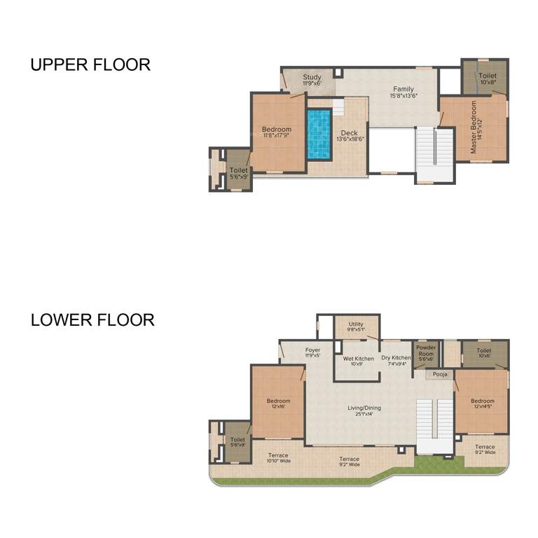 Aparna Elina (4BHK+4T (3,755 sq ft) + Servant Room 3755 sq ft)